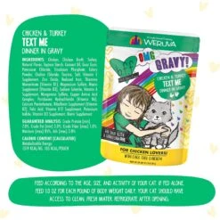 BFF OMG Text Me! Chicken & Turkey In Gravy Wet Cat Food Pouches 17 BFF OMG Text Me! Chicken & Turkey In Gravy Wet Cat Food Pouches -Blue Buffalo Shop 182282 PT6. AC SS1800 V1644912392