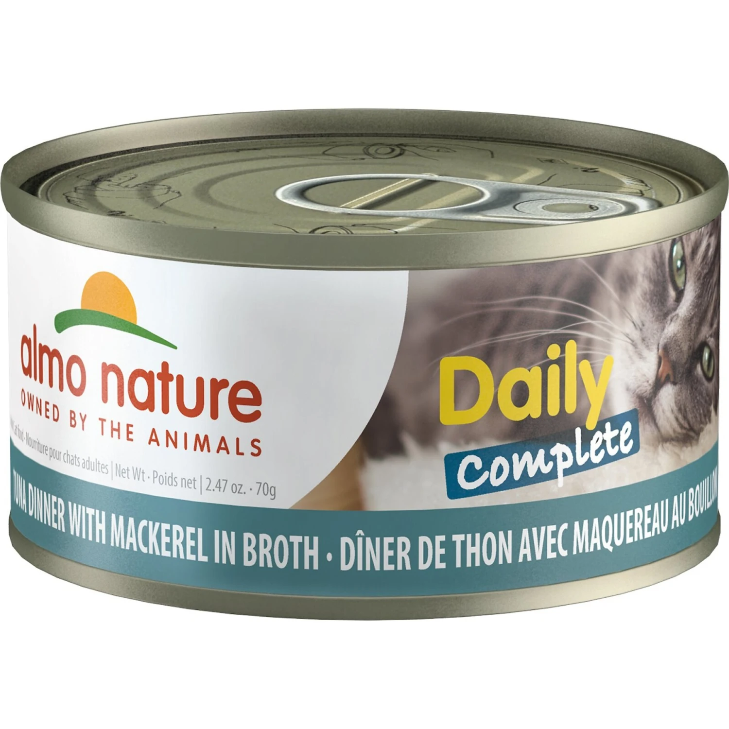 Almo Nature Daily Complete Tuna Dinner With Mackerel In Broth Canned Cat Food 3 Almo Nature Daily Complete Tuna Dinner With Mackerel In Broth Canned Cat Food