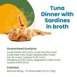 Almo Nature Daily Complete Tuna Dinner With Sardine In Broth Canned Cat Food -Blue Buffalo Shop 182863 PT4. AC SS1800 V1632848496