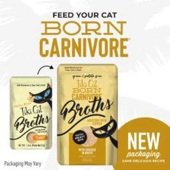 Tiki Cat Broths Chicken In Broth With Meaty Bits Grain-Free Wet Cat Food Topper, 1.3-oz Pouch, Case Of 12 12 Tiki Cat Broths Chicken In Broth With Meaty Bits Grain-Free Wet Cat Food Topper, 1.3-oz Pouch, Case Of 12 -Blue Buffalo Shop 186295 PT1. AC SS1800 V1702938304