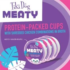 Tiki Dog Meaty High Protein Diet Chicken With Egg Recipe In Broth Grain-Free Wet Dog Food, 3-oz Cup, Case Of 4 11 Tiki Dog Meaty High Protein Diet Chicken With Egg Recipe In Broth Grain-Free Wet Dog Food, 3-oz Cup, Case Of 4 -Blue Buffalo Shop 186345 PT2. AC SS1800 V1576623182