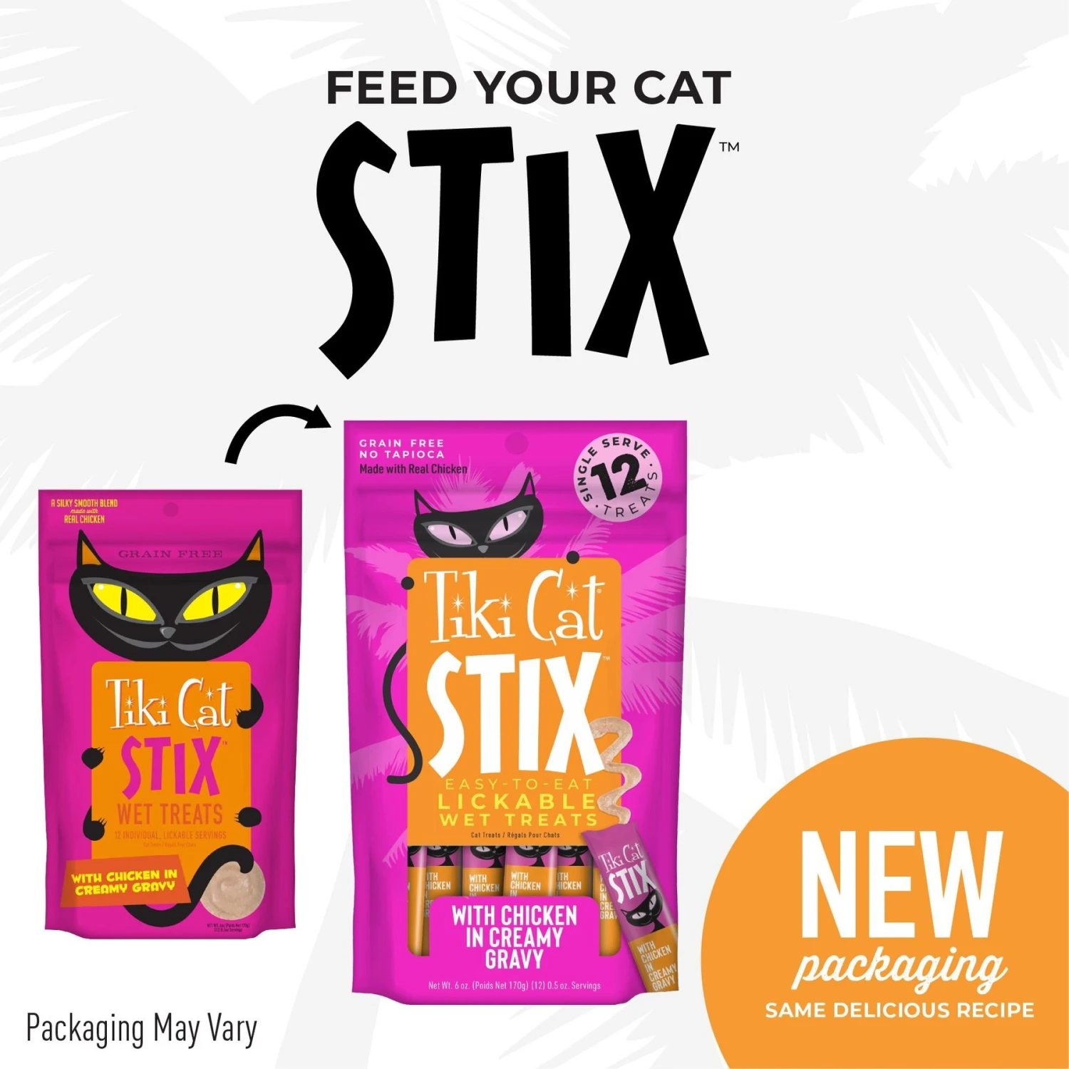 Tiki Cat Stix Chicken Grain-Free Cat Food Topper 4 Tiki Cat Stix Chicken Grain-Free Cat Food Topper - Image 2