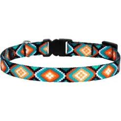 CollarDirect Tribal Breakaway Buckle Cat Collar 7 CollarDirect Tribal Breakaway Buckle Cat Collar -Blue Buffalo Shop 190090 PT1. AC SS1800 V1565040780