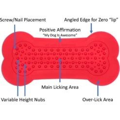 Lick Lick Pad Dog Distraction Lick Mat, Large 18 Lick Lick Pad Dog Distraction Lick Mat, Large -Blue Buffalo Shop 191404 PT7. AC SS1800 V1572282011