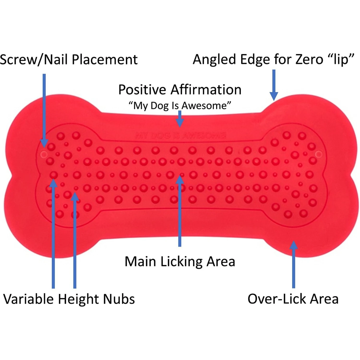 Lick Lick Pad Dog Distraction Lick Mat, Large 10 Lick Lick Pad Dog Distraction Lick Mat, Large - Image 8