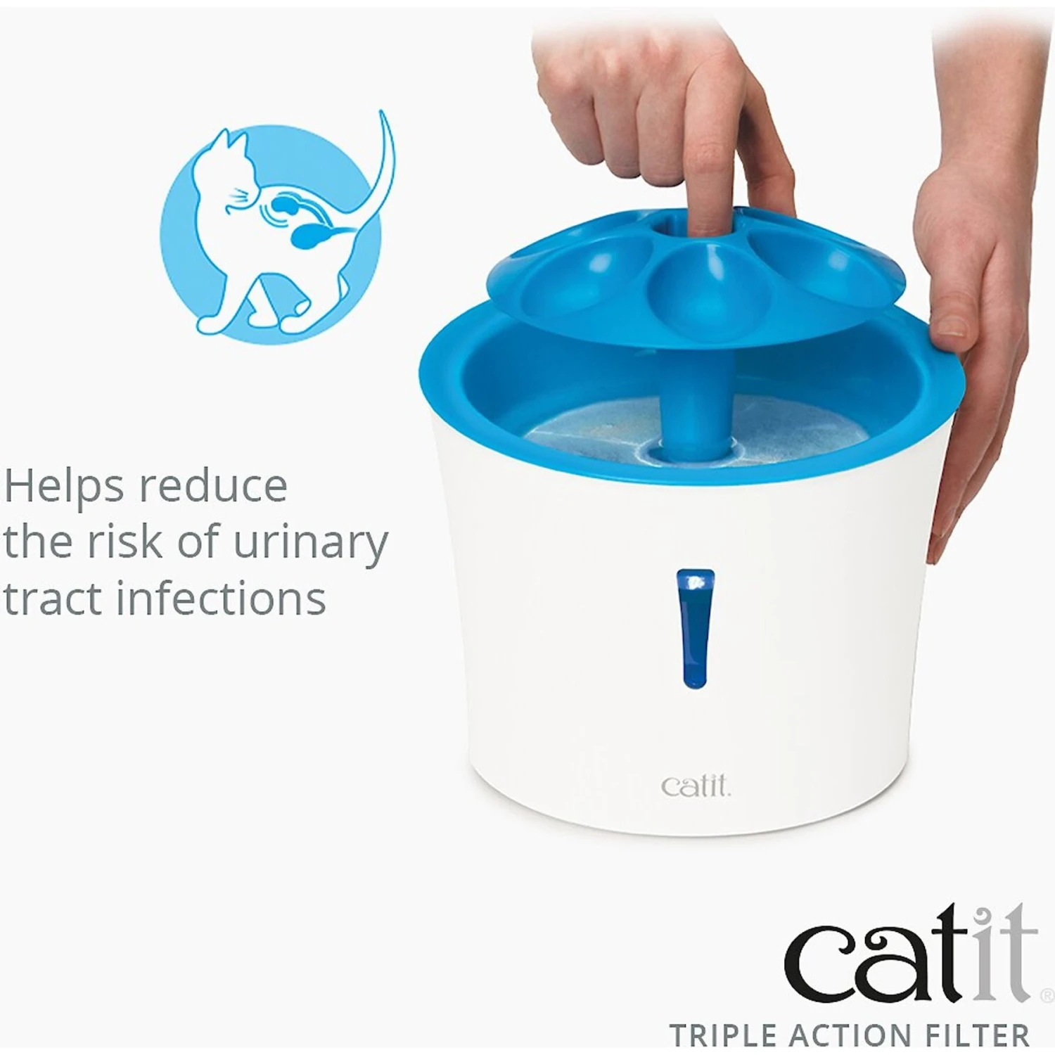 Catit 2.0 Flower Fountain Triple Action Water Filter, 12 Count 4 Catit 2.0 Flower Fountain Triple Action Water Filter, 12 Count - Image 2