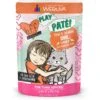 BFF Play Pate Lovers Tuna & Salmon Shhh Wet Cat Food, 3-oz Pouch, Pack Of 12