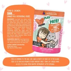 BFF Play Pate Lovers Tuna & Salmon Shhh Wet Cat Food, 3-oz Pouch, Pack Of 12 17 BFF Play Pate Lovers Tuna & Salmon Shhh Wet Cat Food, 3-oz Pouch, Pack Of 12 -Blue Buffalo Shop 192251 PT6. AC SS1800 V1649129201