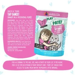 BFF Play Pate Lovers Duck & Tuna Tap Dance Wet Cat Food, 3-oz Pouch, Pack Of 12 -Blue Buffalo Shop 192280 PT6. AC SS1800 V1649108509