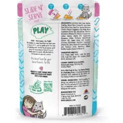 BFF Play Pate Lovers Duck & Tuna Tap Dance Wet Cat Food, 3-oz Pouch, Pack Of 12 -Blue Buffalo Shop 192280 PT8. AC SS1800 V1649128639