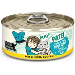 BFF Play Pate Lovers Chicken & Turkey Topsy Turvy Wet Cat Food