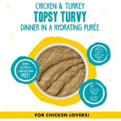 BFF Play Pate Lovers Chicken & Turkey Topsy Turvy Wet Cat Food -Blue Buffalo Shop 192289 PT2. AC SS1800 V1649716318