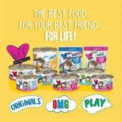 BFF Play Pate Lovers Chicken & Turkey Topsy Turvy Wet Cat Food -Blue Buffalo Shop 192289 PT4. AC SS1800 V1649749889