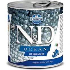 Farmina Natural & Delicious Ocean Seabass & Squid Canned Dog Food