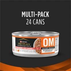 Purina Pro Plan Veterinary Diets OM Overweight Management Savory Selects With Salmon Wet Cat Food -Blue Buffalo Shop 200277 PT1. AC SS1800 V1700157267