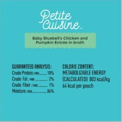 Petite Cuisine Baby Bluebell's Chicken & Pumpkin Entrée In Broth Grain-Free Wet Cat Food, 2.8-oz Can, Case Of 24 -Blue Buffalo Shop 200540 PT6. AC SS1800 V1571282040
