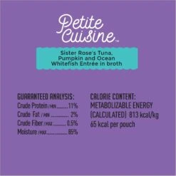 Petite Cuisine Sister Rose's Tuna, Pumpkin & Ocean Whitefish Entrée In Broth Grain-Free Wet Cat Food, 2.8-oz Can, Case Of 24 16 Petite Cuisine Sister Rose's Tuna, Pumpkin & Ocean Whitefish Entrée In Broth Grain-Free Wet Cat Food, 2.8-oz Can, Case Of 24 -Blue Buffalo Shop 200544 PT6. AC SS1800 V1571282079