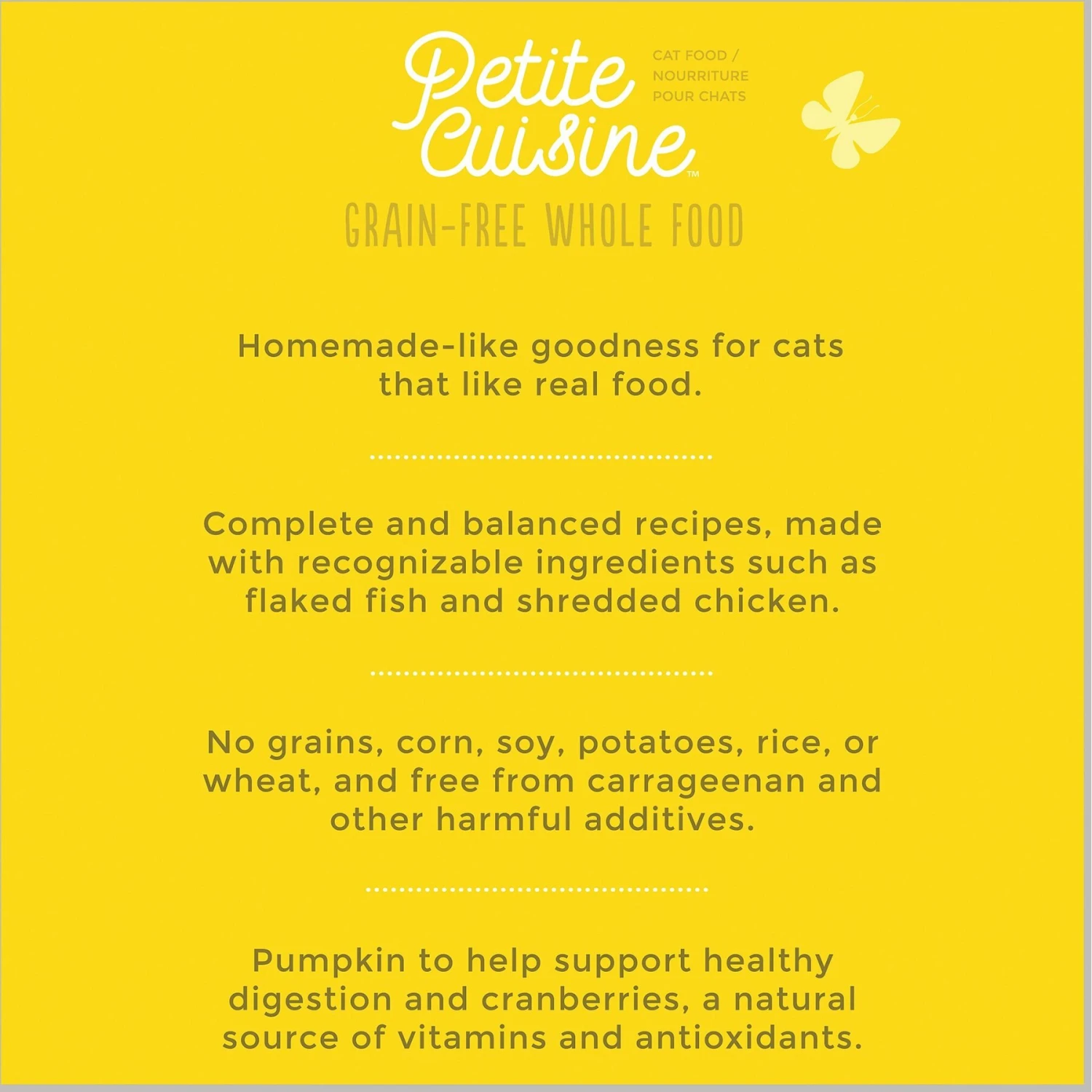 Petite Cuisine L'il Violet's Tuna, Pumpkin & Tilapia Entrée In Broth Grain-Free Wet Cat Food, 2.8-oz Can, Case Of 24 7 Petite Cuisine L'il Violet's Tuna, Pumpkin & Tilapia Entrée In Broth Grain-Free Wet Cat Food, 2.8-oz Can, Case Of 24 - Image 5