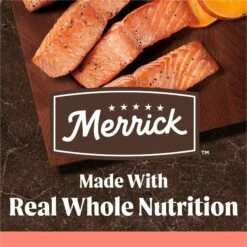 Merrick Grain-Free Chicken-Free Real Salmon & Sweet Potato Recipe Dry Dog Food 14 Merrick Grain-Free Chicken-Free Real Salmon & Sweet Potato Recipe Dry Dog Food -Blue Buffalo Shop 200595 PT3. AC SS1800 V1670437223