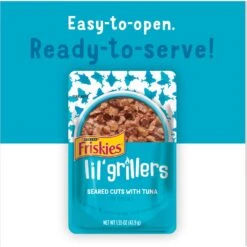 Friskies Lil' Grillers Seared Cuts With Tuna In Gravy Wet Cat Food, 1.55-oz Pouches, Case Of 16 -Blue Buffalo Shop 202285 PT7. AC SS1800 V1695931949