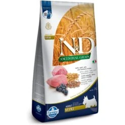 Farmina N&D Ancestral Grain Lamb & Blueberry Recipe Adult Mini Breed Dry Dog Food