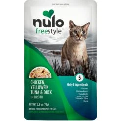 Nulo FreeStyle Chicken, Yellowfin Tuna & Duck In Broth Cat Food Topper