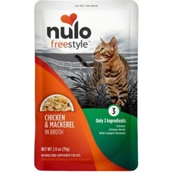 Nulo FreeStyle Chicken & Mackerel In Broth Cat Food Topper