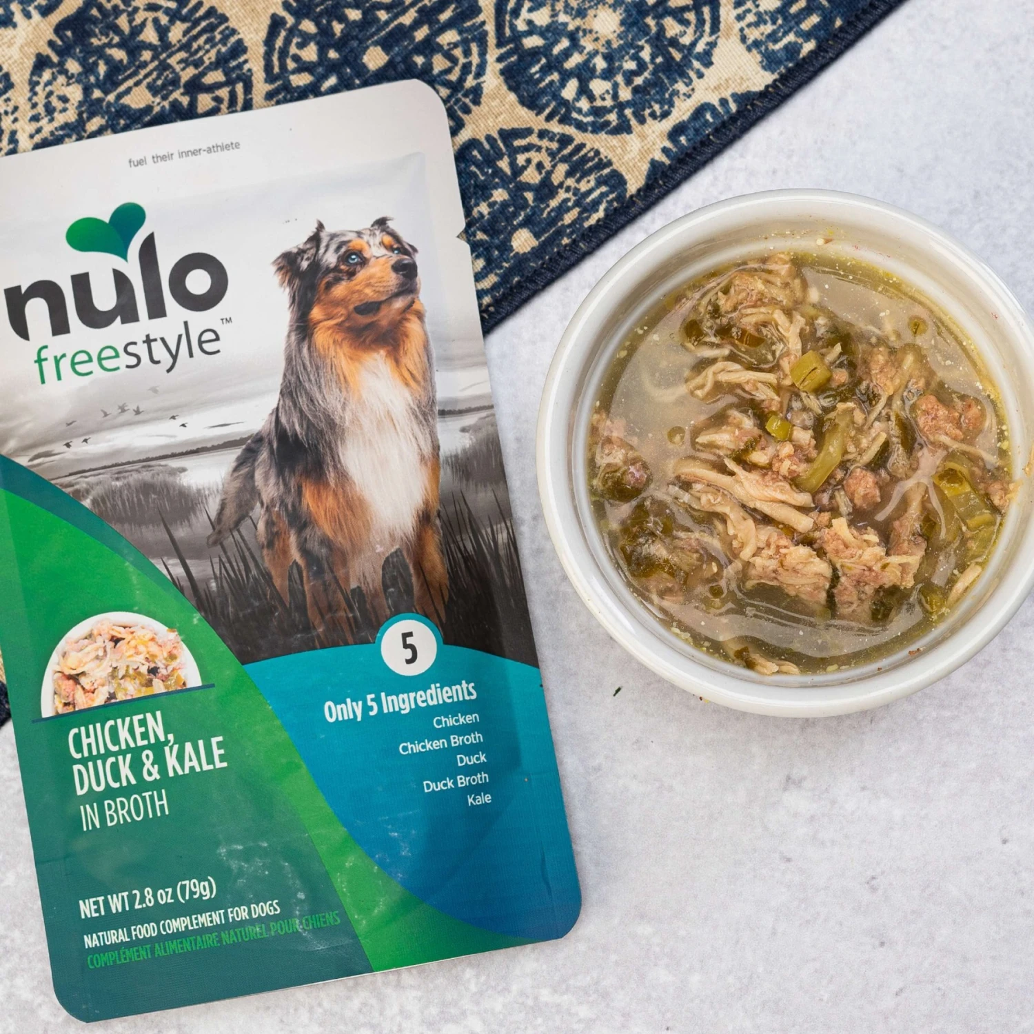 Nulo FreeStyle Chicken, Duck, & Kale In Broth Dog Food Topper 10 Nulo FreeStyle Chicken, Duck, & Kale In Broth Dog Food Topper - Image 8
