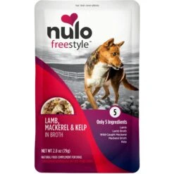 Nulo FreeStyle Lamb, Mackerel, & Kelp In Broth Dog Food Topper