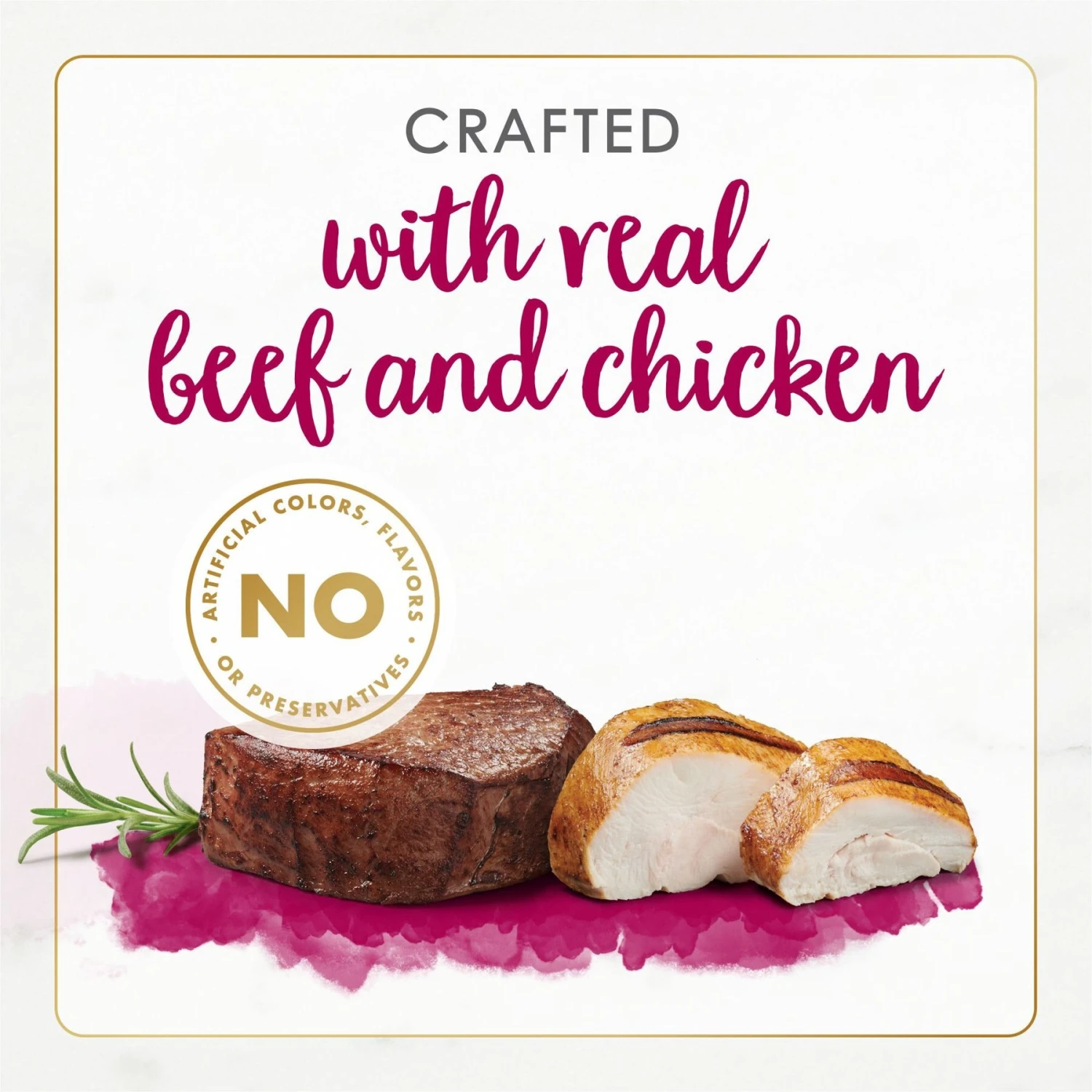 Fancy Feast Gourmet Naturals Natural White Meat Chicken & Beef Recipe In Gravy Canned Cat Food, 3-oz Can, Case Of 12 7 Fancy Feast Gourmet Naturals Natural White Meat Chicken & Beef Recipe In Gravy Canned Cat Food, 3-oz Can, Case Of 12 - Image 5