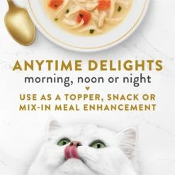 Fancy Feast Senior Creamy With Chicken & Vegetables In Broth Cat Food Complement & Topper, 1.4-oz Pouch, Case Of 16 13 Fancy Feast Senior Creamy With Chicken & Vegetables In Broth Cat Food Complement & Topper, 1.4-oz Pouch, Case Of 16 -Blue Buffalo Shop 214819 PT2. AC SS1800 V1696265331