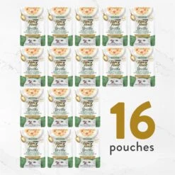 Fancy Feast Senior Creamy With Chicken & Vegetables In Broth Cat Food Complement & Topper, 1.4-oz Pouch, Case Of 16 17 Fancy Feast Senior Creamy With Chicken & Vegetables In Broth Cat Food Complement & Topper, 1.4-oz Pouch, Case Of 16 -Blue Buffalo Shop 214819 PT6. AC SS1800 V1696265331