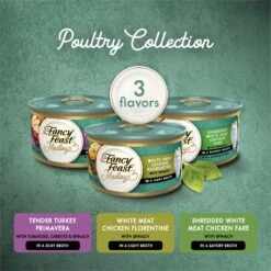 Fancy Feast Medleys Poultry Collection With Garden Greens In Sauce Variety Pack Canned Cat Food, 3-oz Can, Case Of 30 -Blue Buffalo Shop 215045 PT1. AC SS1800 V1683817933