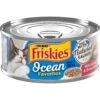 Friskies Ocean Favorites Meaty Bits Salmon, Shrimp & Brown Rice Wet Cat Food, 5.5-oz Can, Case Of 24 -Blue Buffalo Shop 215186 MAIN. AC SS1800 V1700161790