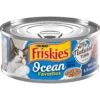 Friskies Ocean Favorites Meaty Bits Tuna, Crab & Brown Rice Natural Wet Cat Food, 5.5-oz Can, Case Of 24 -Blue Buffalo Shop 215190 MAIN. AC SS1800 V1700160075