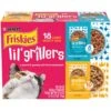 Friskies Lil' Grillers Seared Cuts With Chicken & Tuna In Gravy Variety Pack Wet Cat Food, 1.55-oz Pouch, Case Of 18 2 Friskies Lil' Grillers Seared Cuts With Chicken & Tuna In Gravy Variety Pack Wet Cat Food, 1.55-oz Pouch, Case Of 18 -Blue Buffalo Shop 215382 MAIN. AC SS1800 V1700160463