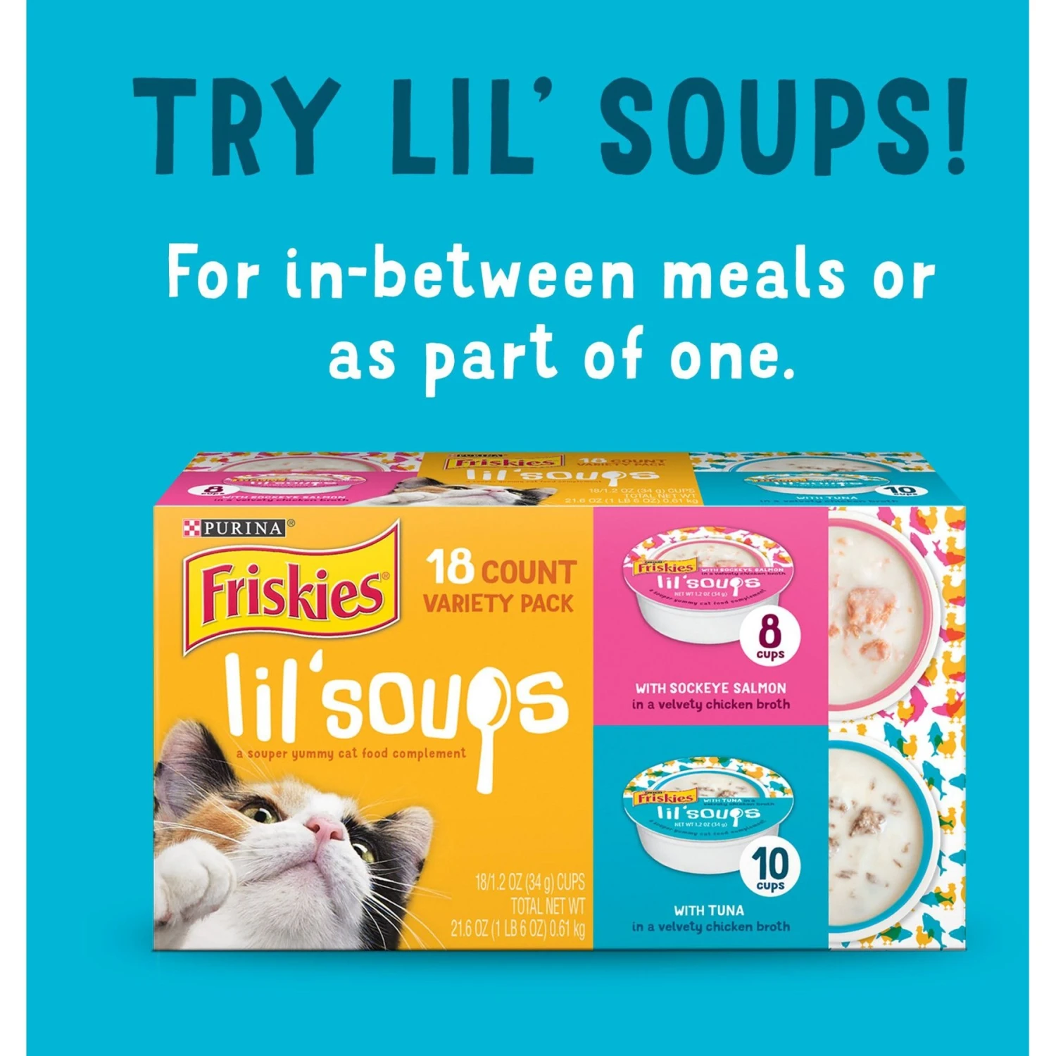 Friskies Lil' Grillers Seared Cuts With Chicken & Tuna In Gravy Variety Pack Wet Cat Food, 1.55-oz Pouch, Case Of 18 7 Friskies Lil' Grillers Seared Cuts With Chicken & Tuna In Gravy Variety Pack Wet Cat Food, 1.55-oz Pouch, Case Of 18 - Image 5