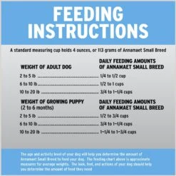 Annamaet Original Small Breed Formula Dry Dog Food -Blue Buffalo Shop 215911 PT8. AC SS1800 V1613102209