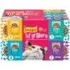 Friskies Lil' Grillers Chicken, Turkey, Ocean Fish & Tuna Variety Pack Gravy Wet Cat Food Complement, 1.55-oz Pouch, Case Of 30 1 Friskies Lil' Grillers Chicken, Turkey, Ocean Fish & Tuna Variety Pack Gravy Wet Cat Food Complement, 1.55-oz Pouch, Case Of 30 -Blue Buffalo Shop 216212 MAIN. AC SS1800 V1700158589