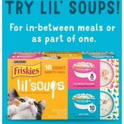 Friskies Lil' Grillers Chicken, Turkey, Ocean Fish & Tuna Variety Pack Gravy Wet Cat Food Complement, 1.55-oz Pouch, Case Of 30 15 Friskies Lil' Grillers Chicken, Turkey, Ocean Fish & Tuna Variety Pack Gravy Wet Cat Food Complement, 1.55-oz Pouch, Case Of 30 -Blue Buffalo Shop 216212 PT4. AC SS1800 V1700157383