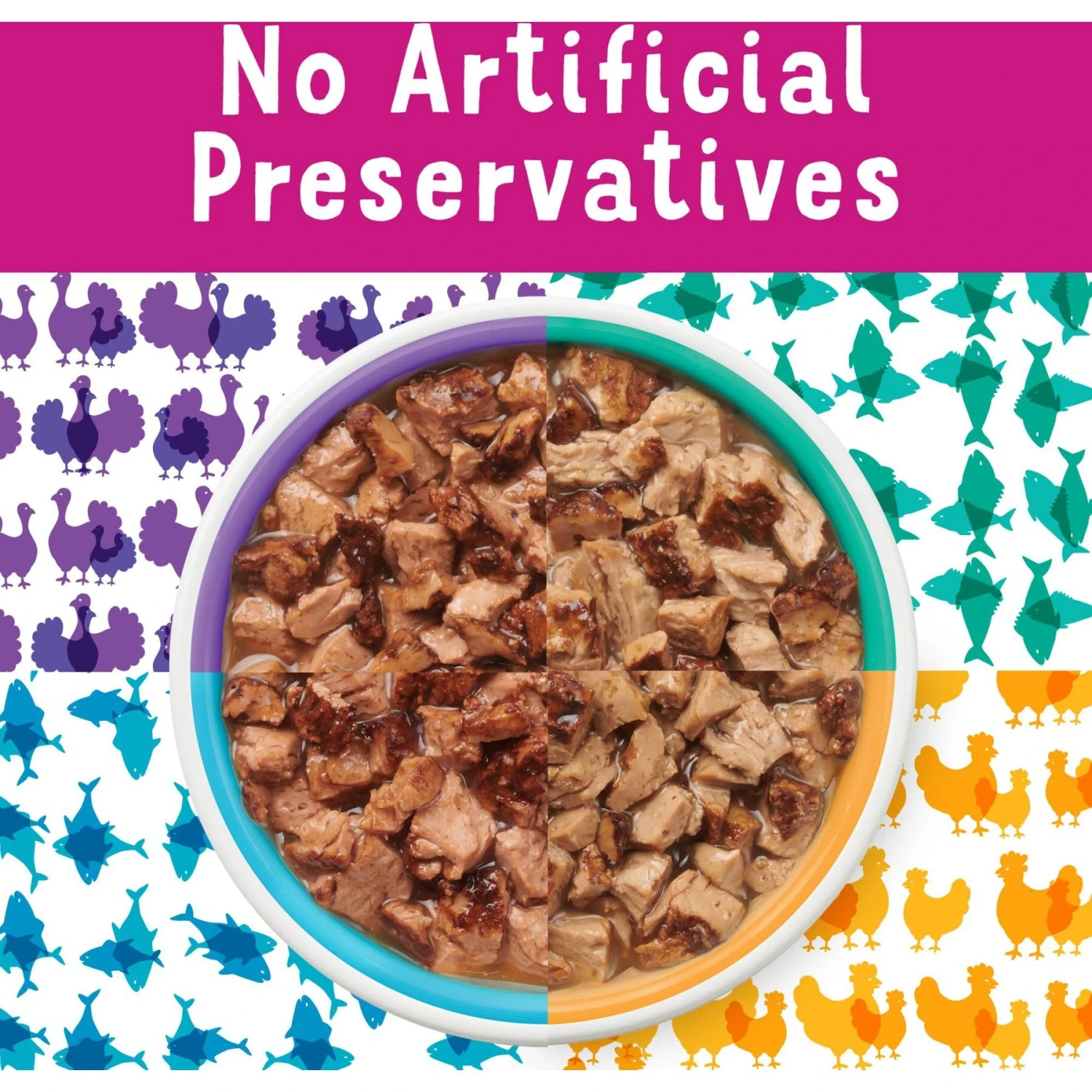 Friskies Lil' Grillers Chicken, Turkey, Ocean Fish & Tuna Variety Pack Gravy Wet Cat Food Complement, 1.55-oz Pouch, Case Of 30 8 Friskies Lil' Grillers Chicken, Turkey, Ocean Fish & Tuna Variety Pack Gravy Wet Cat Food Complement, 1.55-oz Pouch, Case Of 30 - Image 6