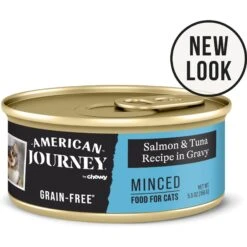 American Journey Minced Salmon & Tuna Recipe In Gravy Grain-Free Canned Cat Food