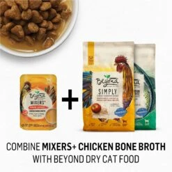 Purina Beyond Mixers Immune Support Chicken Bone Broth Wet Cat Food Complement, 1.55-oz Pouch, Case Of 16 -Blue Buffalo Shop 217362 PT6. AC SS1800 V1700159249