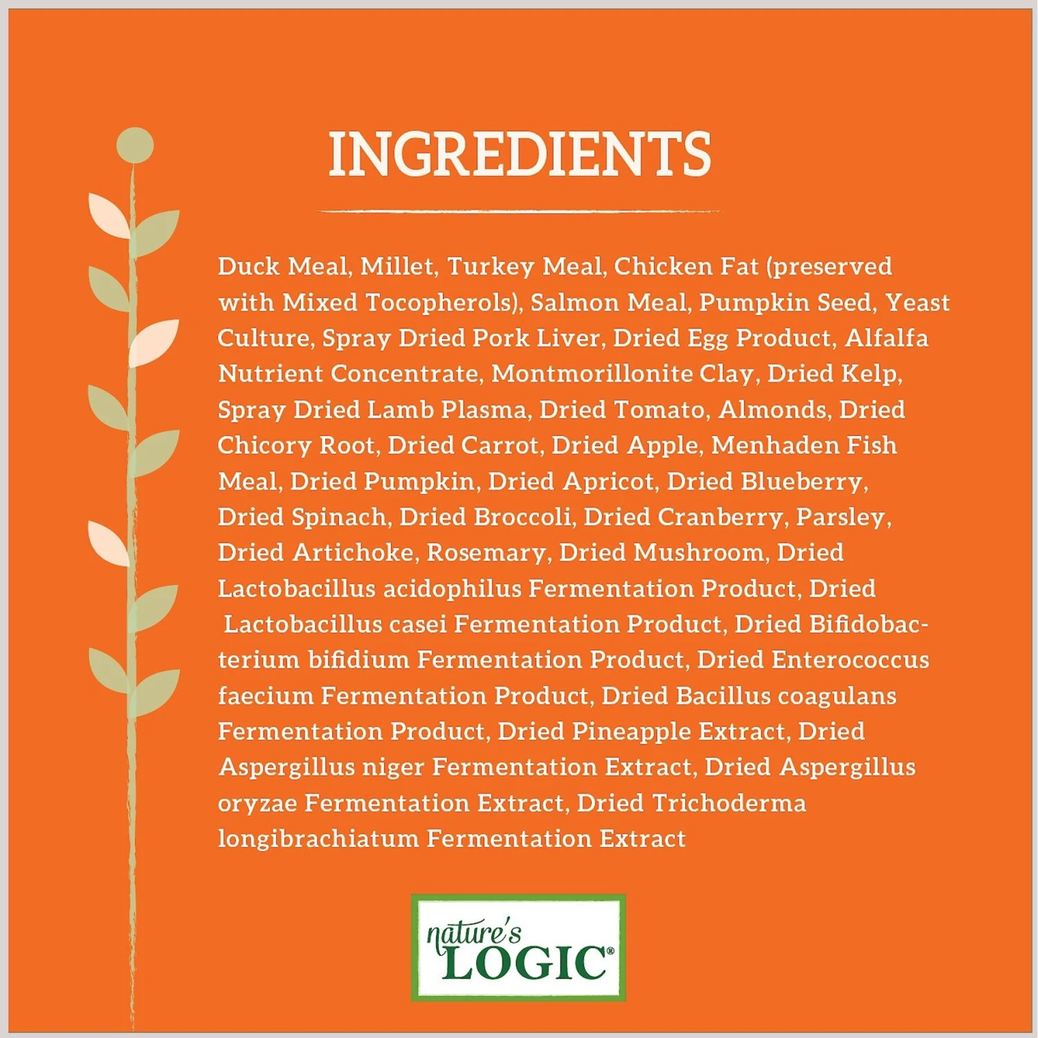 Nature's Logic Canine Duck & Salmon Meal Feast All Life Stages Dry Dog Food 8 Nature's Logic Canine Duck & Salmon Meal Feast All Life Stages Dry Dog Food - Image 6
