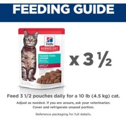 Hill's Science Diet Adult Tender Tuna Recipe Cat Food, 2.8-oz Pouch, Case Of 24 -Blue Buffalo Shop 218063 PT5. AC SS1800 V1598153171