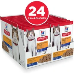 Hill's Science Diet Adult 7+ Tender Chicken Recipe Cat Food, 2.8-oz Pouch, Case Of 24 13 Hill's Science Diet Adult 7+ Tender Chicken Recipe Cat Food, 2.8-oz Pouch, Case Of 24 -Blue Buffalo Shop 218071 PT2. AC SS1800 V1581441192