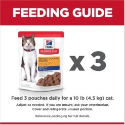 Hill's Science Diet Adult 7+ Tender Chicken Recipe Cat Food, 2.8-oz Pouch, Case Of 24 18 Hill's Science Diet Adult 7+ Tender Chicken Recipe Cat Food, 2.8-oz Pouch, Case Of 24 -Blue Buffalo Shop 218071 PT7. AC SS1800 V1598151988