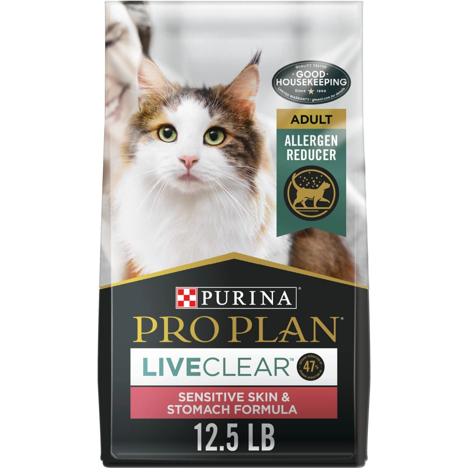 Purina Pro Plan LiveClear Sensitive Skin & Stomach Turkey & Oatmeal Formula Dry Cat Food 3 Purina Pro Plan LiveClear Sensitive Skin & Stomach Turkey & Oatmeal Formula Dry Cat Food