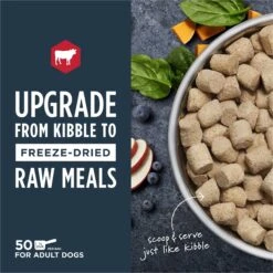 Instinct Freeze-Dried Raw Meals Real Beef Recipe Grain-Free Dog Food -Blue Buffalo Shop 219420 PT2. AC SS1800 V1690553133