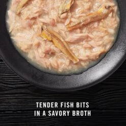 American Journey Landmark Broths Tuna, Anchovies & Whitefish Recipe Wet Cat Food Complement Pouches, 1.4 Oz Case Of 16 -Blue Buffalo Shop 219488 PT2. AC SS1800 V1608229038